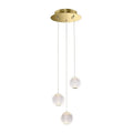 Lampa wisząca Italux Rosario PND-12220121-3A-GD