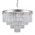 Lampa wisząca Italux Verdes PND-44372-8A-SLVR-BRW