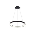 Lampa wisząca Italux Vico 48cm 38W LED barwa zmienna (CCT) | czarny
