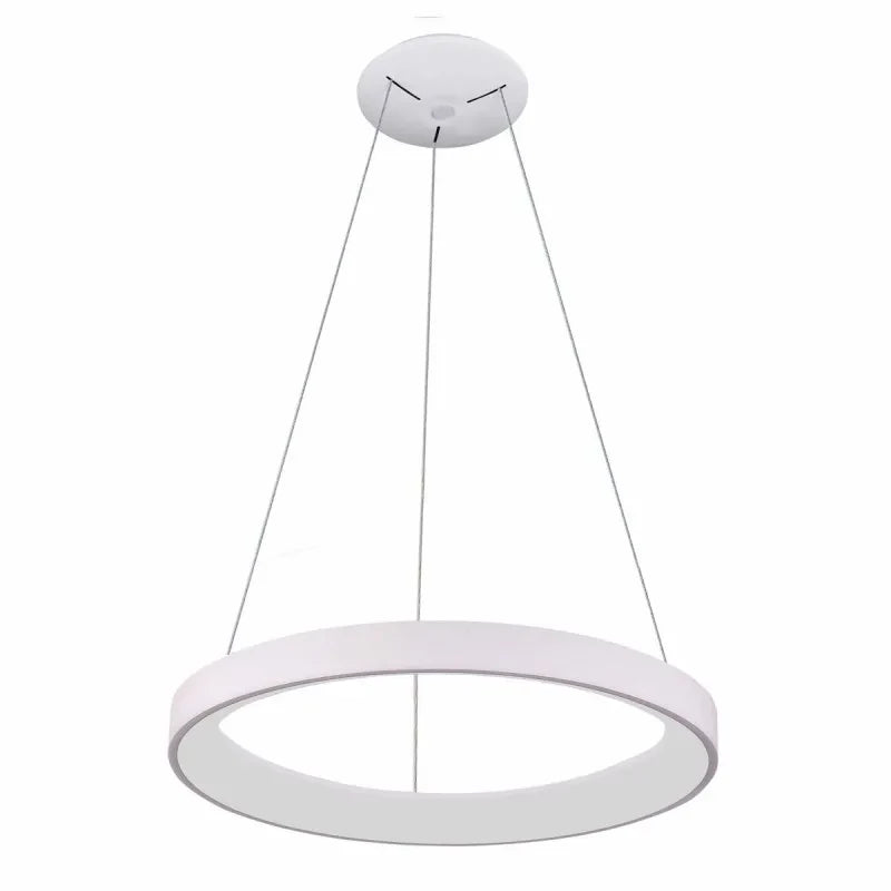 Lampa wisząca Italux Vico 78cm 60W LED barwa zmienna (CCT) | biały