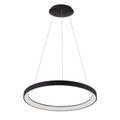 Lampa wisząca Italux Vico 78cm 60W LED barwa zmienna (CCT) | czarny