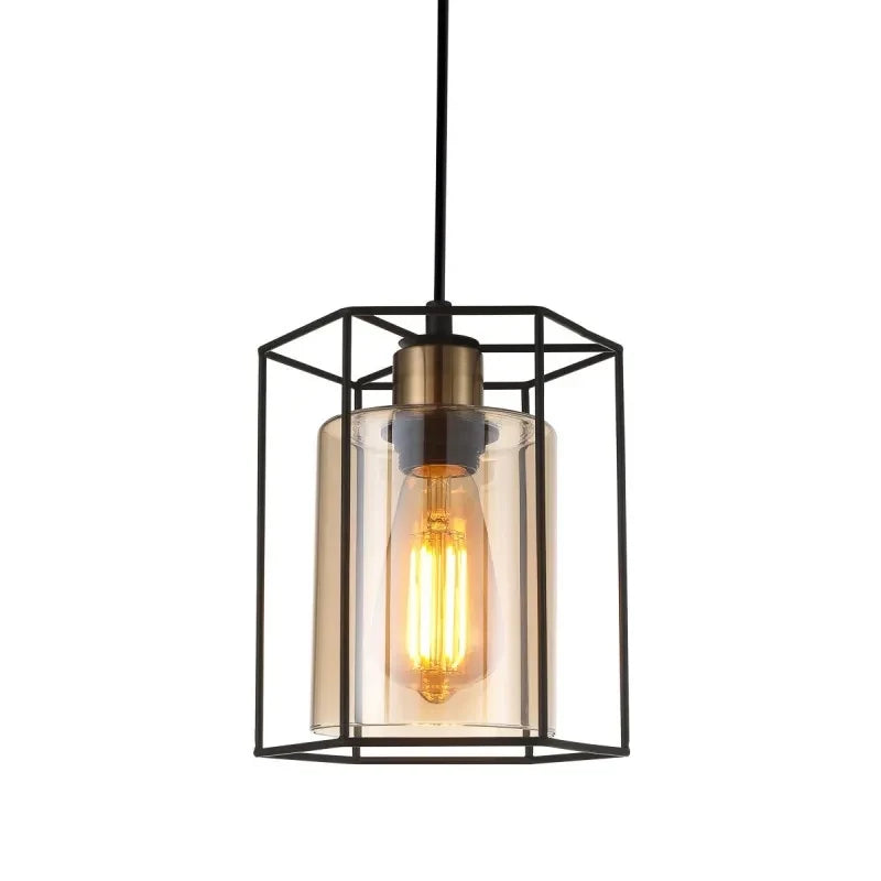 Lampa wisząca KALULA śr. 18cm E27 | dymiony