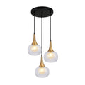 Lampa wisząca Konila śr. 36cm 3xG9 | mosiądz