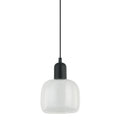 Lampa wisząca LAMEZIA dł. 20cm E27 | czarny
