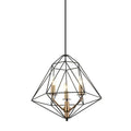 Lampa wisząca LOFT Maresmo dł. 48cm E14 | czarna