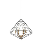 Lampa wisząca LOFT Maresmo dł. 65cm E14 | czarna