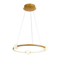 Lampa wisząca LOZANNA 64cm 36W LED ciepła biel 3000K | złoty