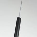 Lampa wisząca LUNGO, czarna, 1x5W G9