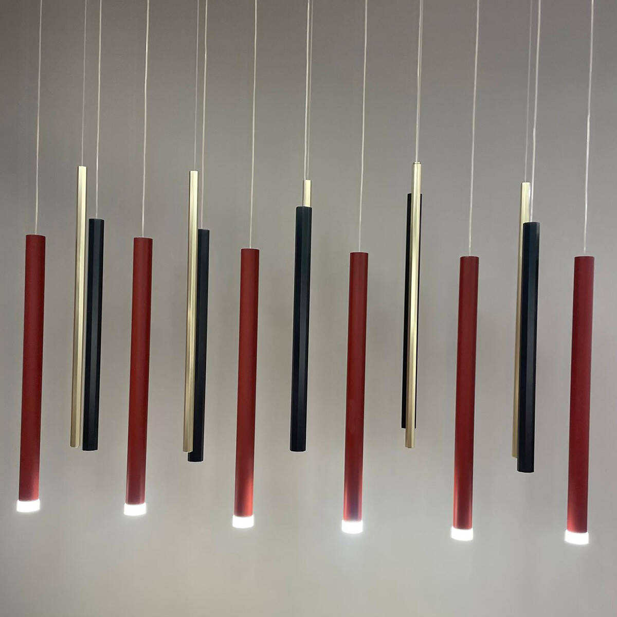 Lampa wisząca LUNGO, złota, 1x5W G9