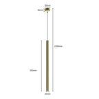 Lampa wisząca LUNGO, złota, 1x5W G9