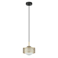 Lampa wisząca Lomica śr. 20cm E27 | czarny