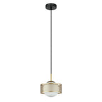 Lampa wisząca Lomica śr. 20cm E27 | czarny