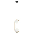 Lampa wisząca Lupus wys. 42cm 2xG9 | brąz antyczny