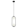Lampa wisząca Lupus wys. 42cm 2xG9 | czarny