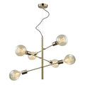 Lampa wisząca MADALYN szer. 51cm 6xE27 | chrom