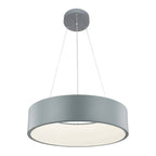 Lampa wisząca MALAGA, szara, 24W LED, barwa ciepła 3000K