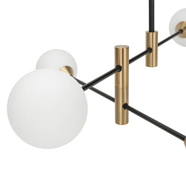 Lampa wisząca MARINO dł. 84cm 4xG9 | mosiądz