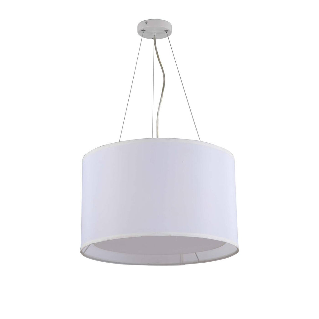 Lampa wisząca MILK, biała, 4x60W E27