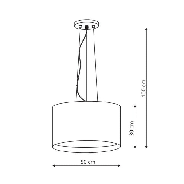 Lampa wisząca MILK, czarna, 4x60W E27