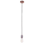 Lampa wisząca MILLENIA śr. 48cm E27 | czerwona miedź
