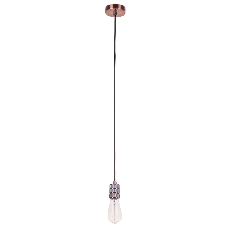 Lampa wisząca MILLENIA śr. 48cm E27 | czerwona miedź