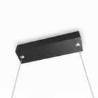 Lampa wisząca MIRROR, duża, czarna, 50W LED, barwa ciepła 3000K, IP44