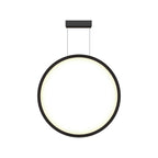 Lampa wisząca MIRROR, mała, czarna, 35W LED, barwa ciepła 3000K, IP44