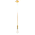 Lampa wisząca MODERNA śr. 4.7cm E27 | złoty