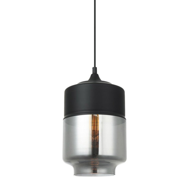 Lampa wisząca MOLINA śr. 18cm E27 | grafitowy