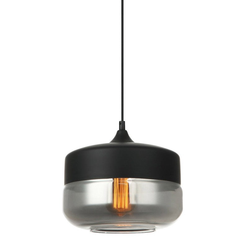 Lampa wisząca MOLINA śr. 25cm E27 | grafitowy