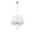 Lampa wisząca MONA, srebrna, 5x40W E14