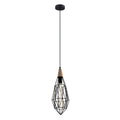 Lampa wisząca Maelle śr. 17cm E27 | czarny