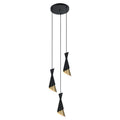 Lampa wisząca Malia wys. cał. 128cm 3xE27 | czarny