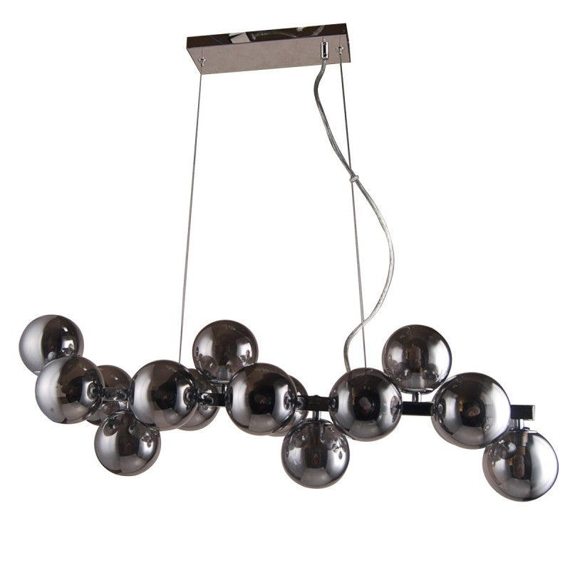 Lampa wisząca Marbelio wys. cał. 120cm 16xG9 | chrom