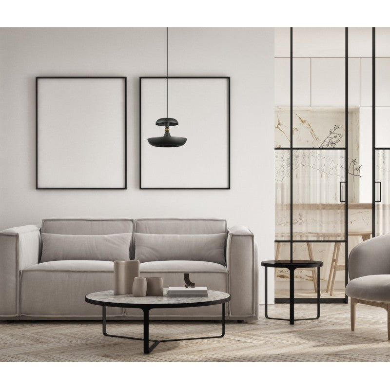 Lampa wisząca Marina śr. 26cm E27 | szary