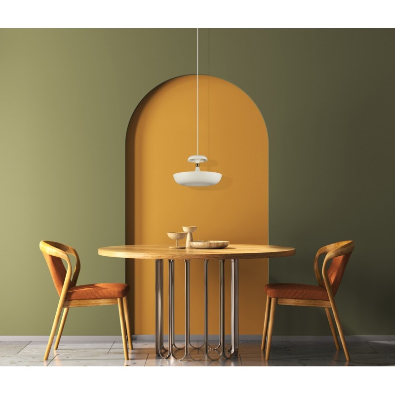 Lampa wisząca Marina śr. 36cm E27 | biały