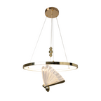 Lampa wisząca Marissa Ring złota LED CCT