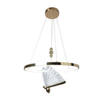 Lampa wisząca Marissa Ring złota LED CCT