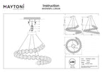 Lampa wisząca Maytoni Amulet IP20 x MOD555PL-L35G3K | Złoto