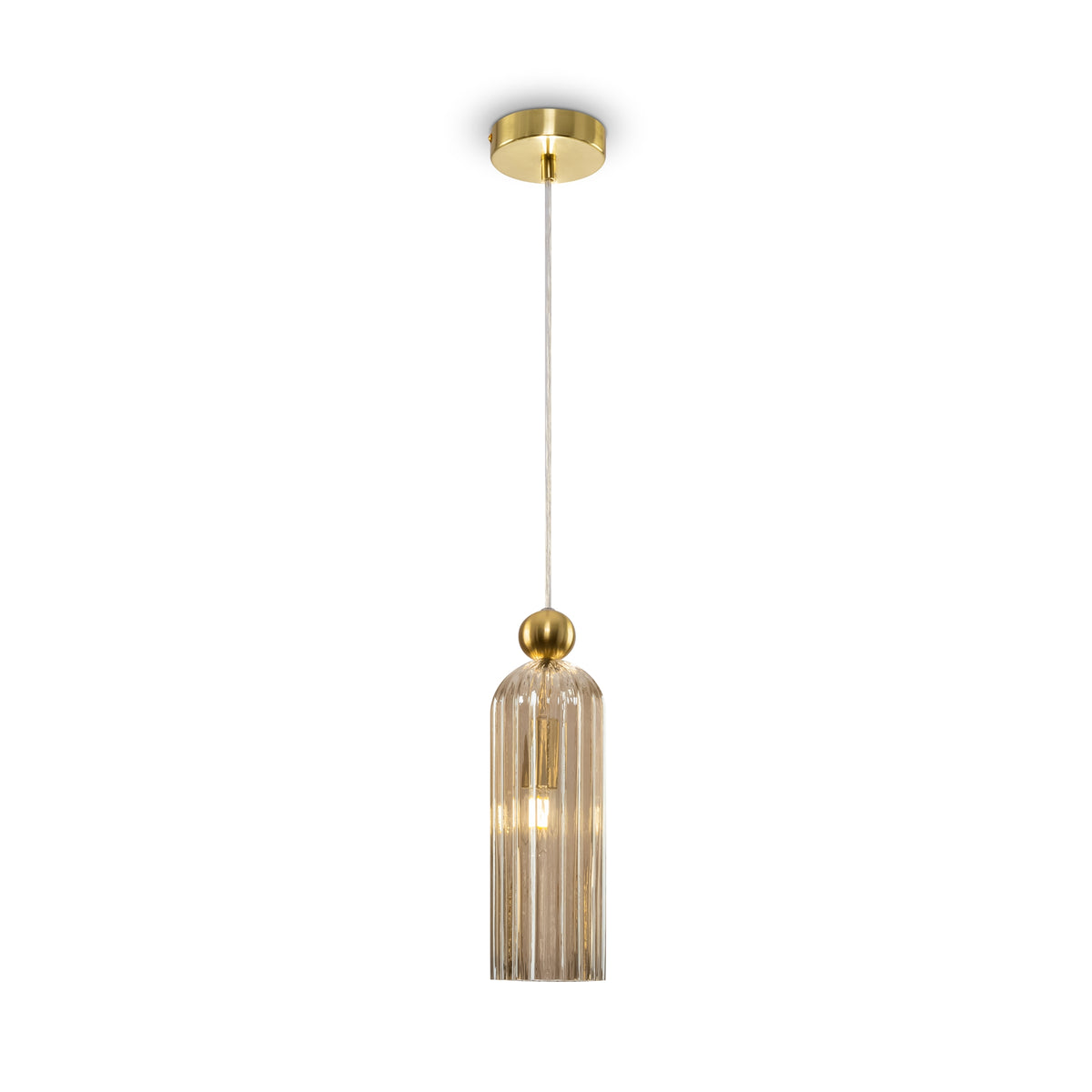 Lampa wisząca Maytoni Antic IP20 1xE14 MOD302PL-01CG | Złoto