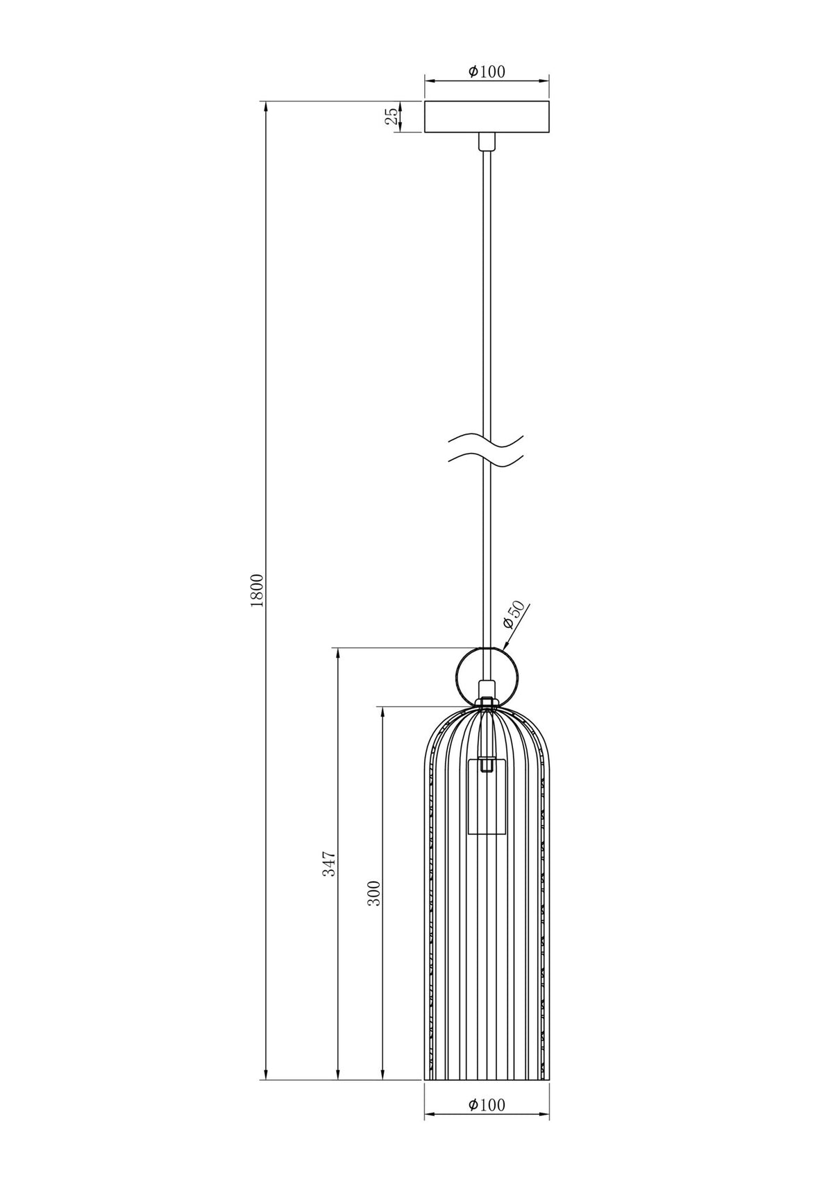 Lampa wisząca Maytoni Antic IP20 1xE14 MOD302PL-01CG | Złoto