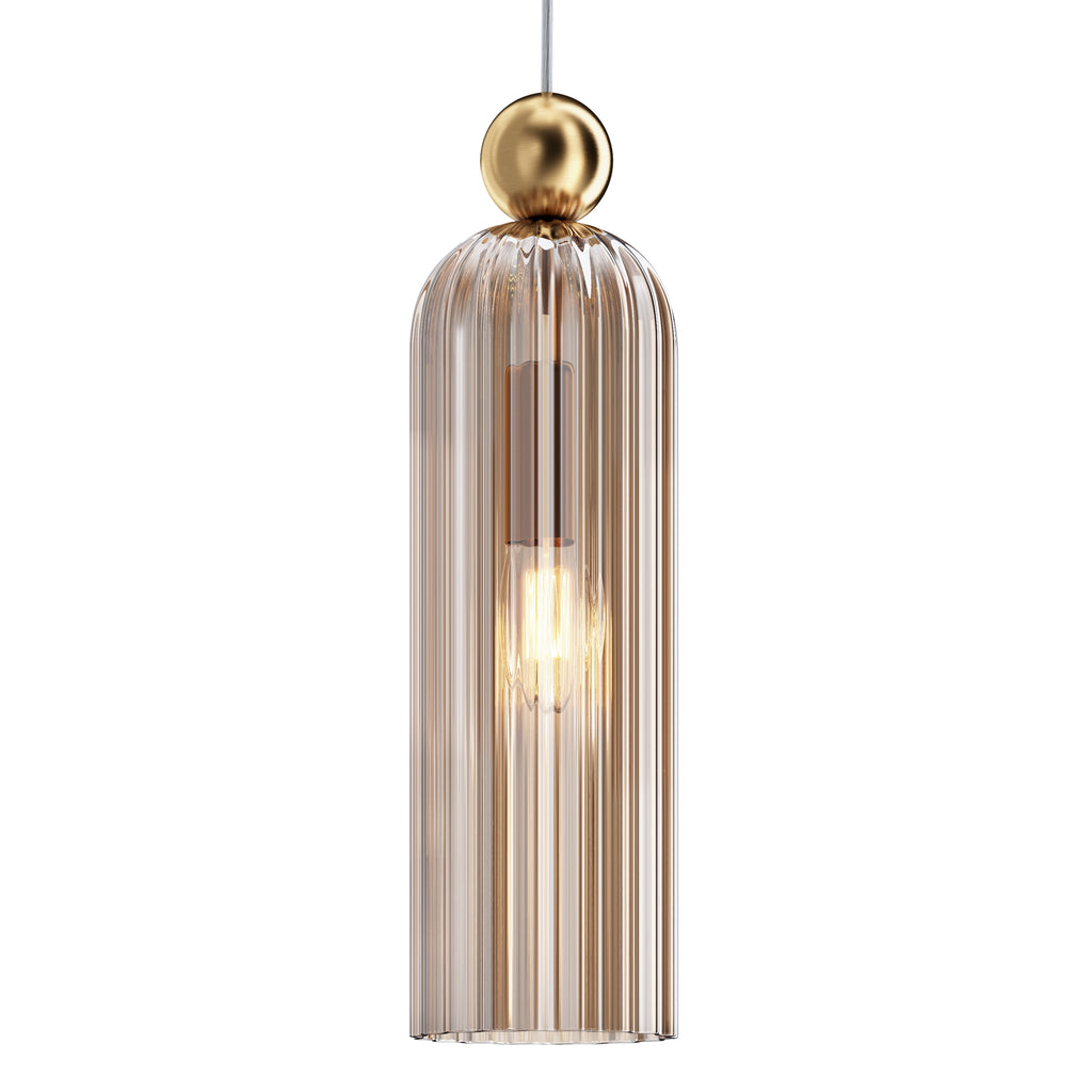 Lampa wisząca Maytoni Antic IP20 1xE14 MOD302PL-01CG | Złoto