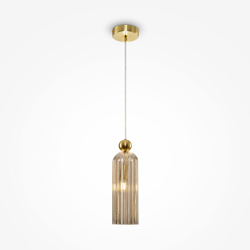 Lampa wisząca Maytoni Antic IP20 1xE14 MOD302PL-01CG | Złoto
