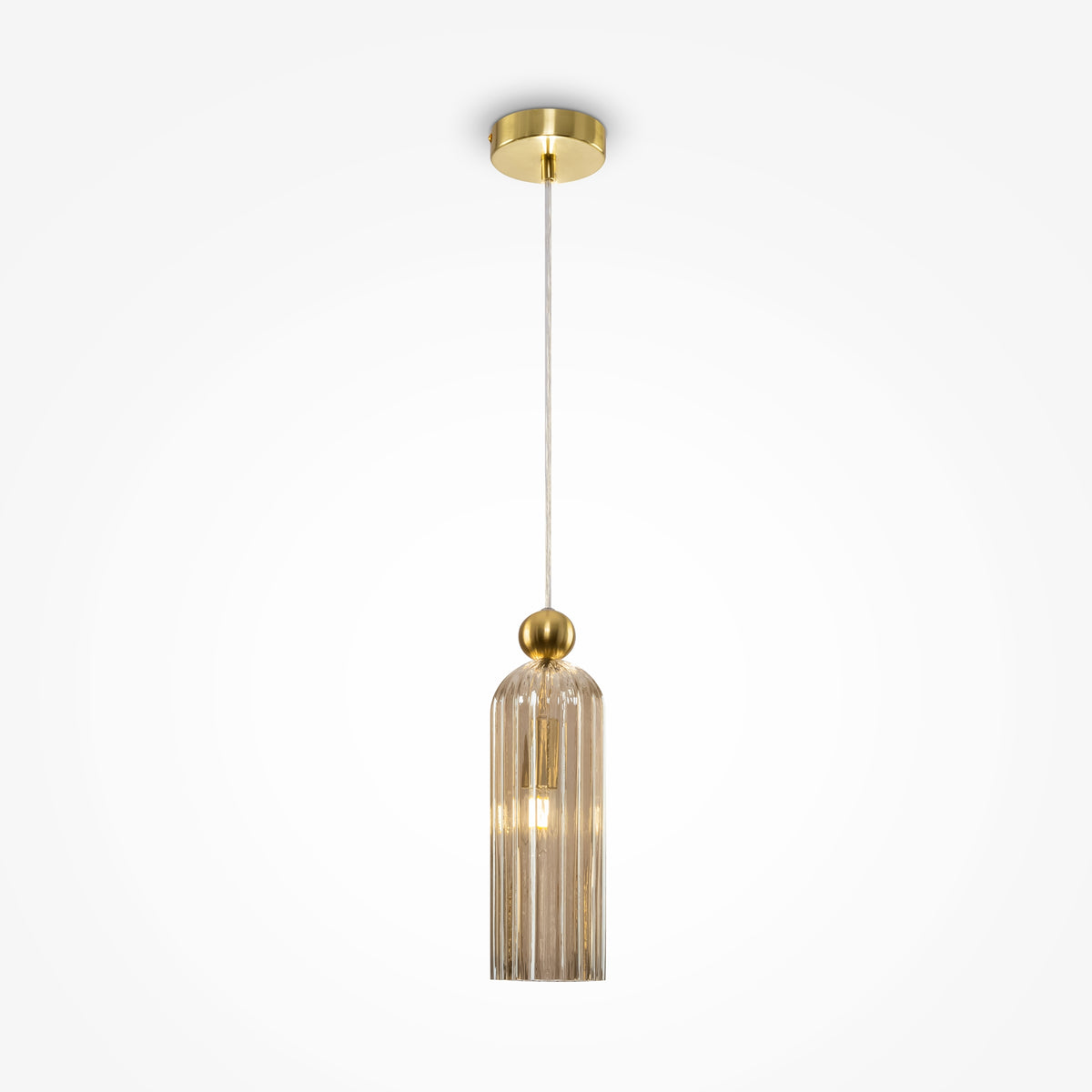 Lampa wisząca Maytoni Antic IP20 1xE14 MOD302PL-01CG | Złoto