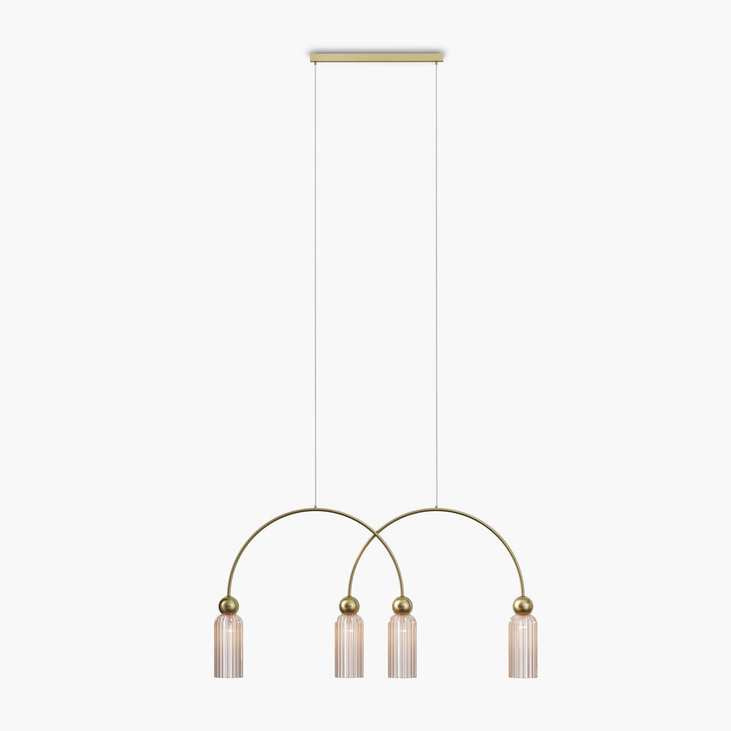 Lampa wisząca Maytoni Antic IP20 4xE14 MOD302PL-04CG | Złoto