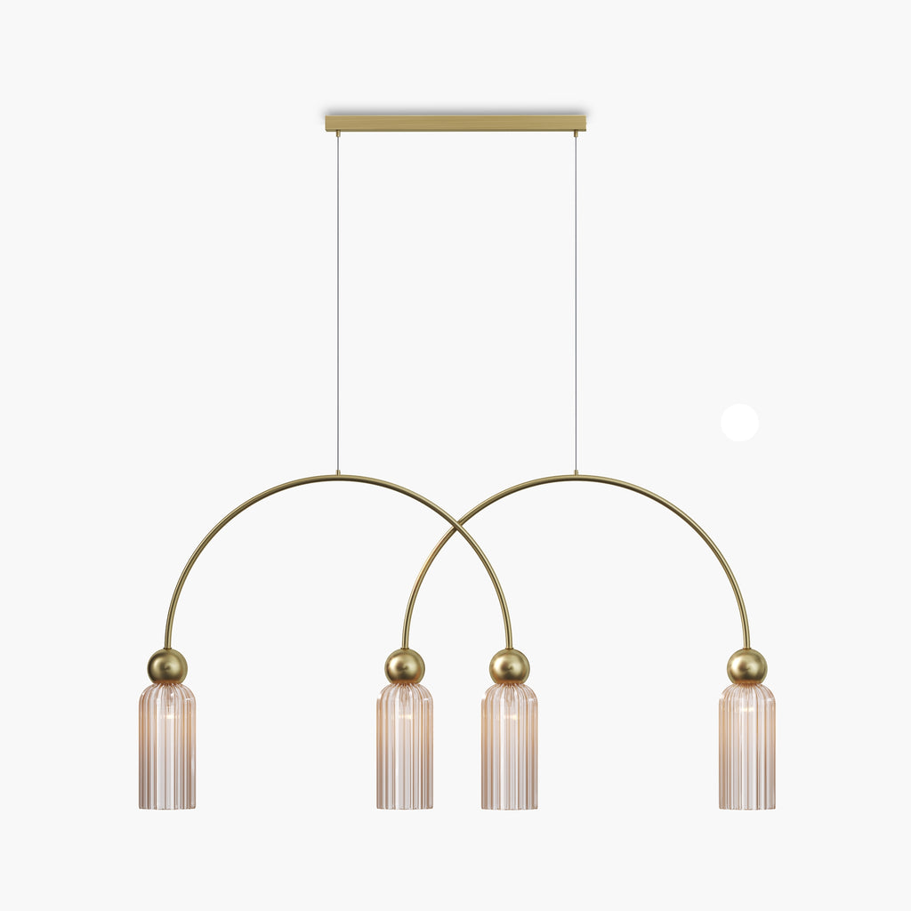 Lampa wisząca Maytoni Antic IP20 4xE14 MOD302PL-04CG | Złoto