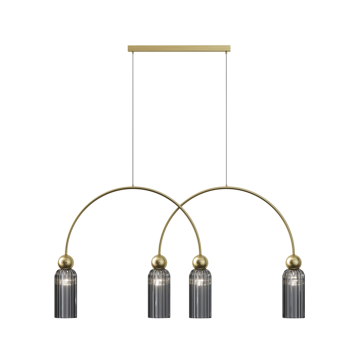 Lampa wisząca Maytoni Antic IP20 4xE14 MOD302PL-04GR | Złoto