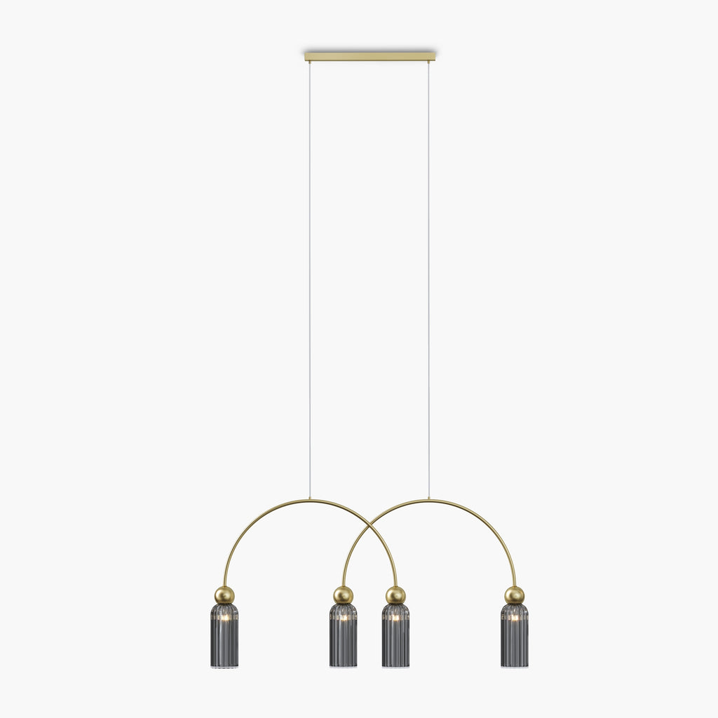 Lampa wisząca Maytoni Antic IP20 4xE14 MOD302PL-04GR | Złoto