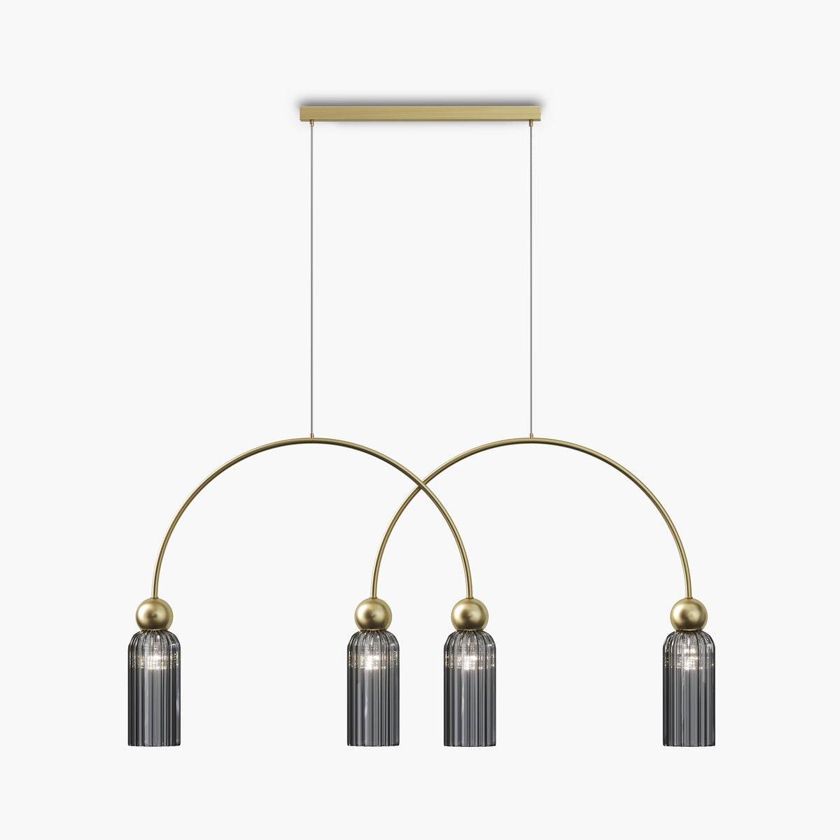Lampa wisząca Maytoni Antic IP20 4xE14 MOD302PL-04GR | Złoto
