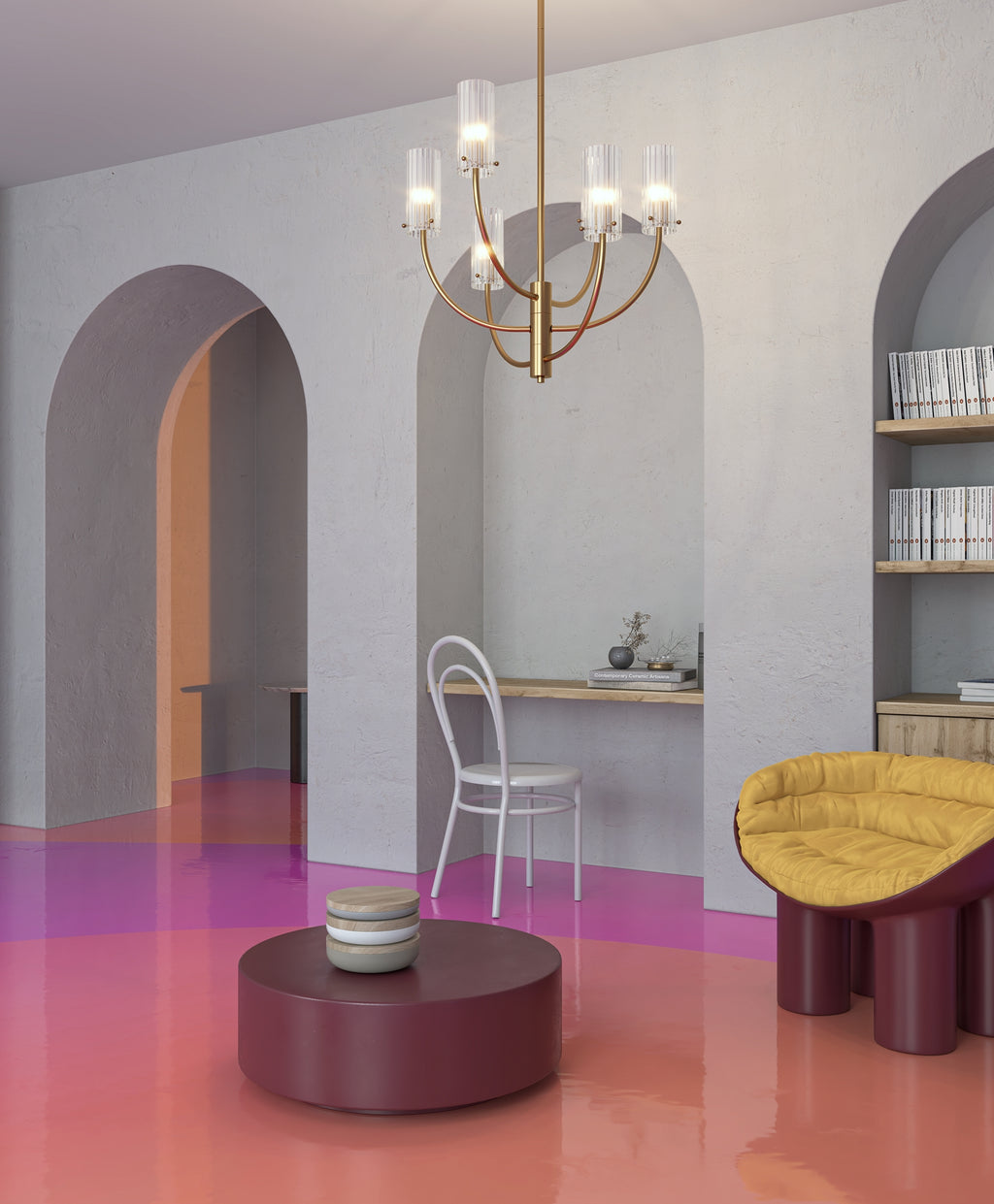 Lampa wisząca Maytoni Arco IP20 3xG9 MOD223PL-03BS | Mosiądz